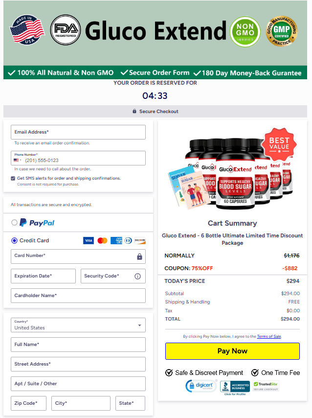 glucoextend-order-page